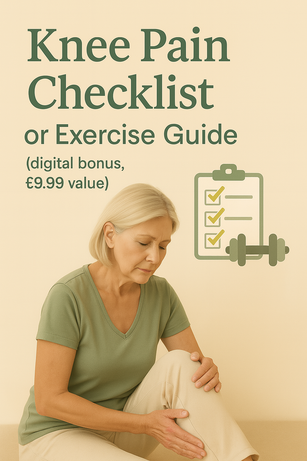 Knee Pain Checklist or Exercise Guide (£9.99 value)